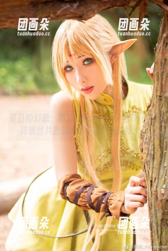 夏日的幻想：雨波_HaneAme与NIKKE阿妮丝共谱的cos写真梦境篇章.txt